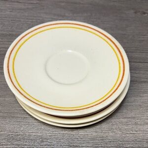 Vintage Set of Ironstone Saucers
